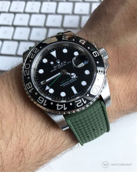 kautschuk armband rolex gmt|rolex gmt replacement bands.